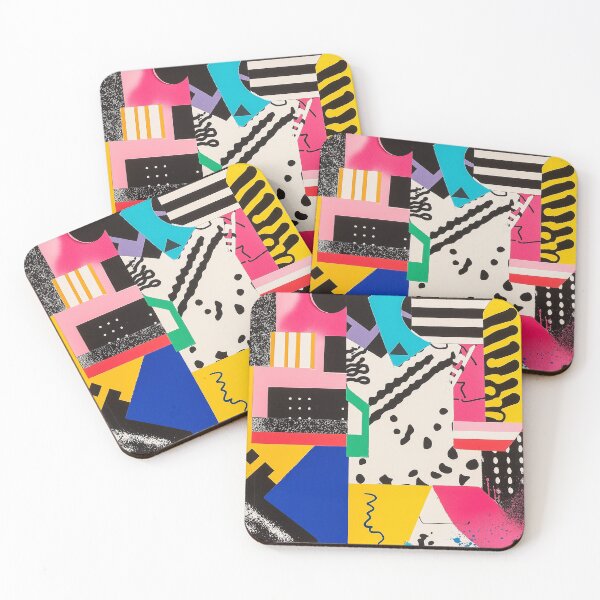 Item preview, Abstract Collage Dynamic Playful Shapes designed and sold by MidArtForge.