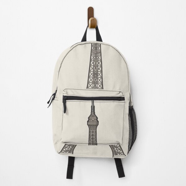 Item preview, Eiffel Tower Paris Architectural Illustration (Outlined) designed and sold by archetype prints.