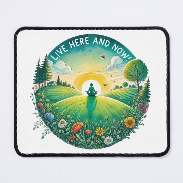 Item preview, Life Here and Now - Inspirational Mindfulness Quote T-Shirt designed and sold by cyk-pct.