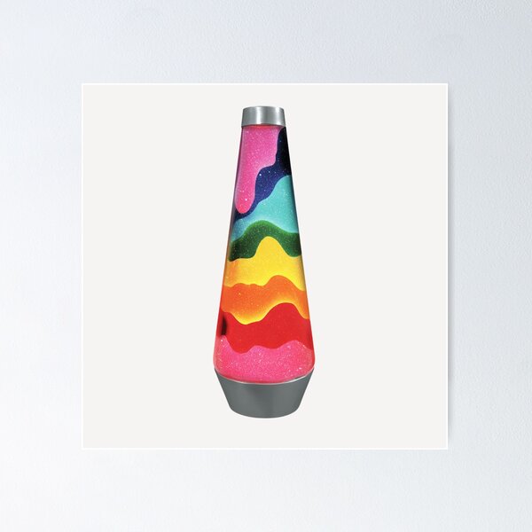 Item preview, Rainbow lava lamp designed and sold by MendaciousMina.