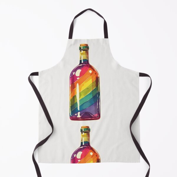 Item preview, Rainbow bottle designed and sold by MendaciousMina.