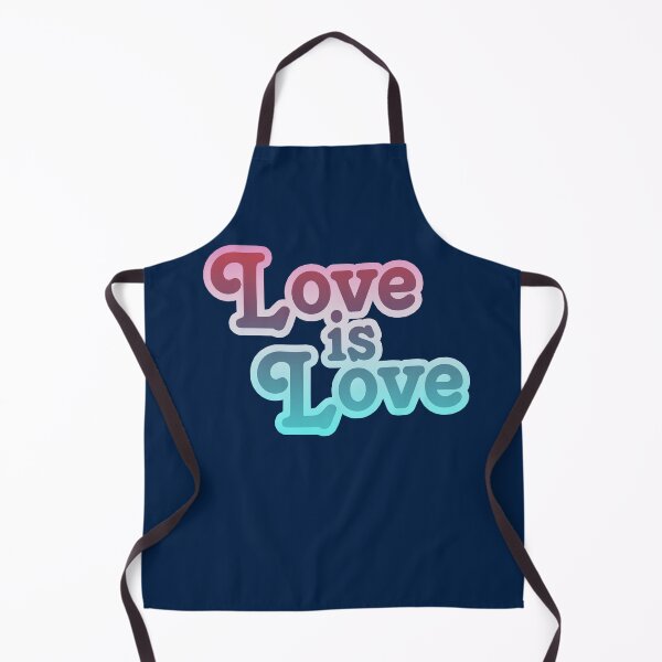 Item preview, Love is Love – cool gradient in blue and pink on blue designed and sold by Vision Illustrated.