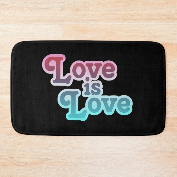 Item preview, Love is Love – cool gradient in blue and pink on black designed and sold by Vision Illustrated.