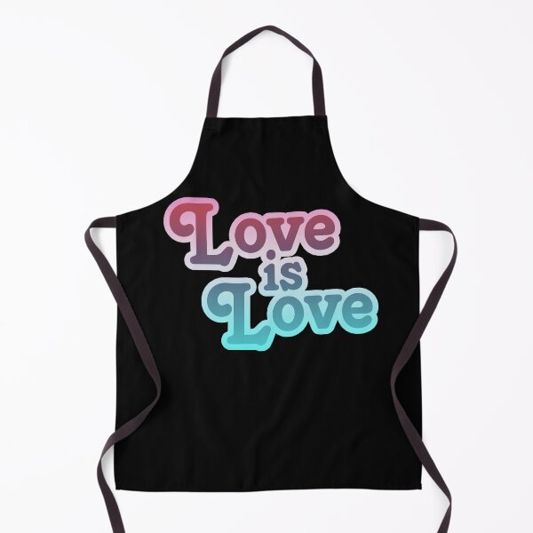 Item preview, Love is Love – cool gradient in blue and pink on black designed and sold by Vision Illustrated.