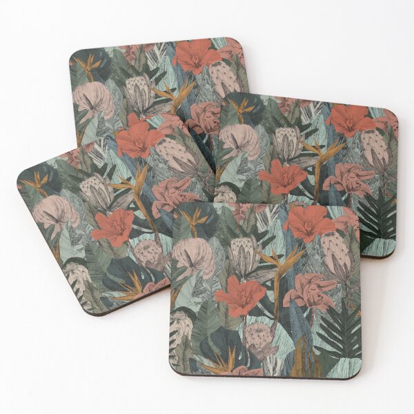 Item preview, Tropical Paradise: Elegant Floral Pattern with Monstera and Strelitzia on a Light Background designed and sold by Kollibri.
