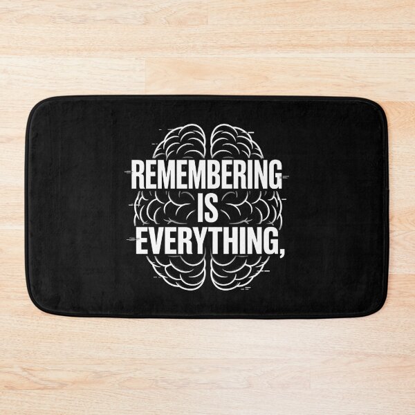 Item preview, Remembering Is Everything – Bold Brain Awareness Design designed and sold by Taans-Creation.