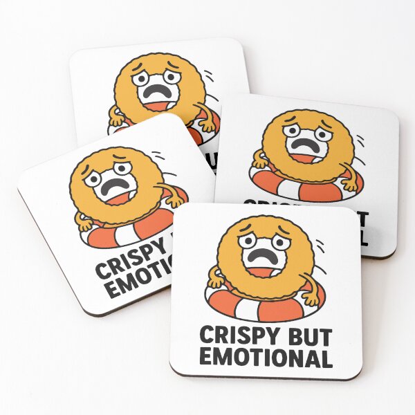 Item preview, Funny Onion Ring Shirt – Crispy But Emotional Snack Humor T-Shirt designed and sold by BambaKchula.