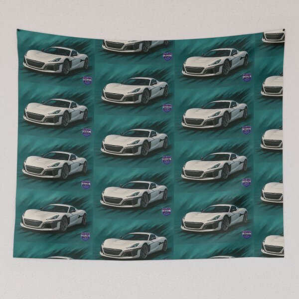 Item preview, Rimac EV Hypercar Fanart (White) designed and sold by Peterson Designs.