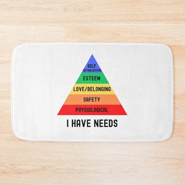Item preview, I Have Needs | Maslow's Hierarchy Of Needs | Developmental Psychology | Cognitive Psychology | Clinical Psychology | Abnormal Psychology designed and sold by jadedscientist.