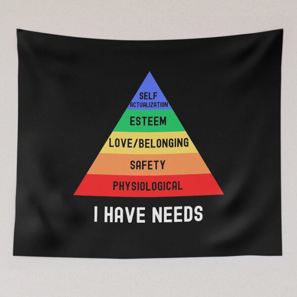 Item preview, I Have Needs | Maslow's Hierarchy Of Needs | Cognitive Psychology | Developmental Psychology | Clinical Psychology | Social Psychology | Abnormal Psychology designed and sold by jadedscientist.