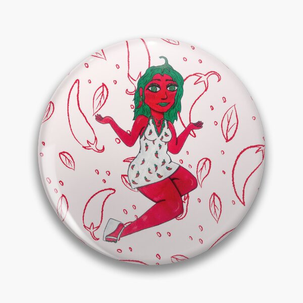 Item preview, Spicy Pepper Pinup Girl designed and sold by carlyscreations.