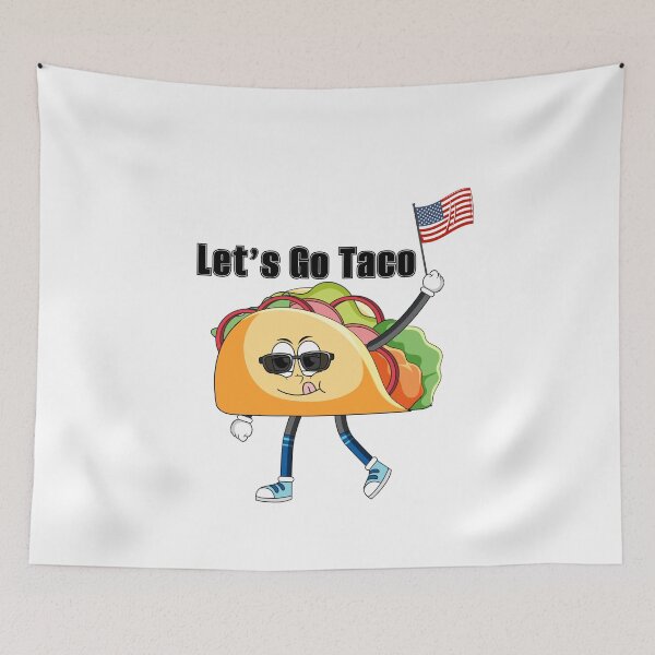 Item preview, Let’s Go Tacos – Funny Mexican Food Lover Design designed and sold by Essafi  ⭐️⭐️⭐️⭐️⭐️⭐️.