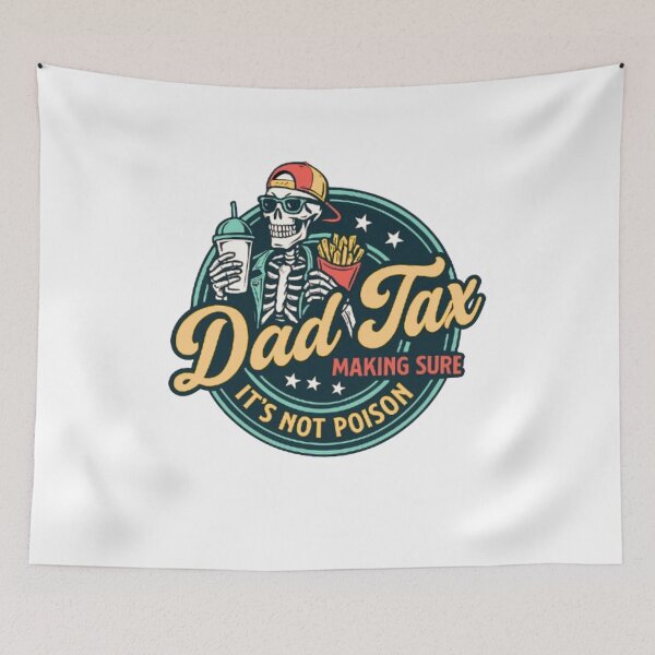 Item preview, Dad Tax Making Sure It’s Not Poison Funny Food Dad designed and sold by zaki ⭐⭐⭐⭐⭐.