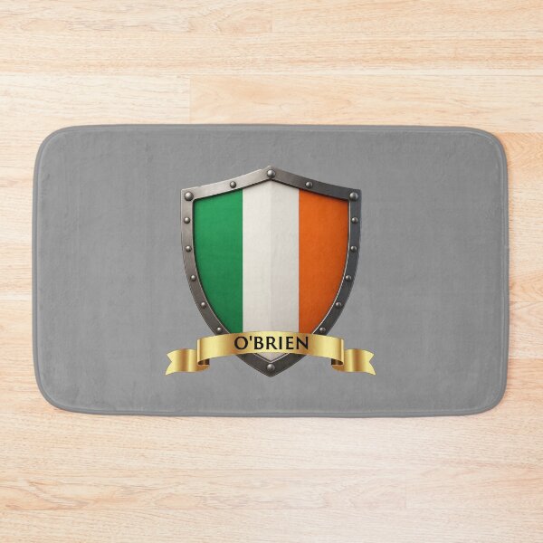 Item preview, O’Brien Irish Shield – Classic National Tricolour Emblem designed and sold by Highlandkings.