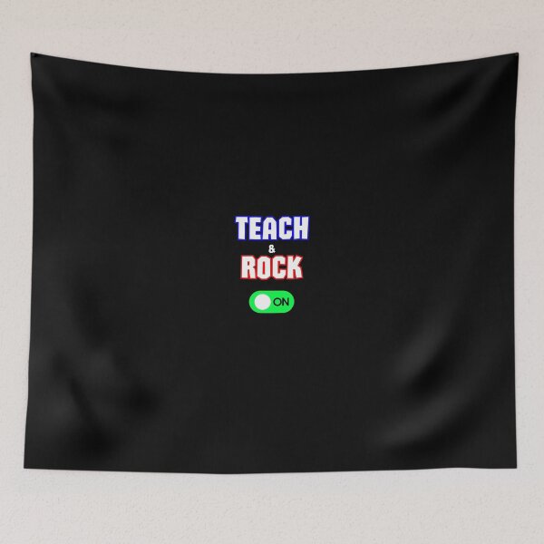 Item preview, Teach & Rock On. designed and sold by YouTeeShirt.