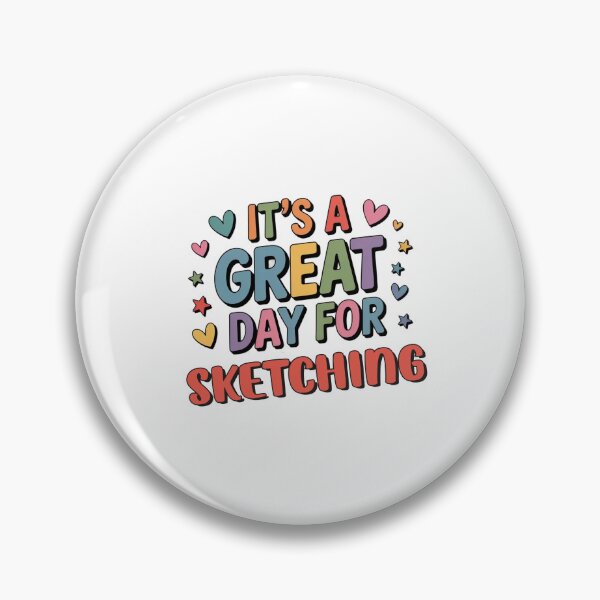 Item preview, It's a Great Day for Sketching - Funny Sketching Lover designed and sold by Watsonarts.