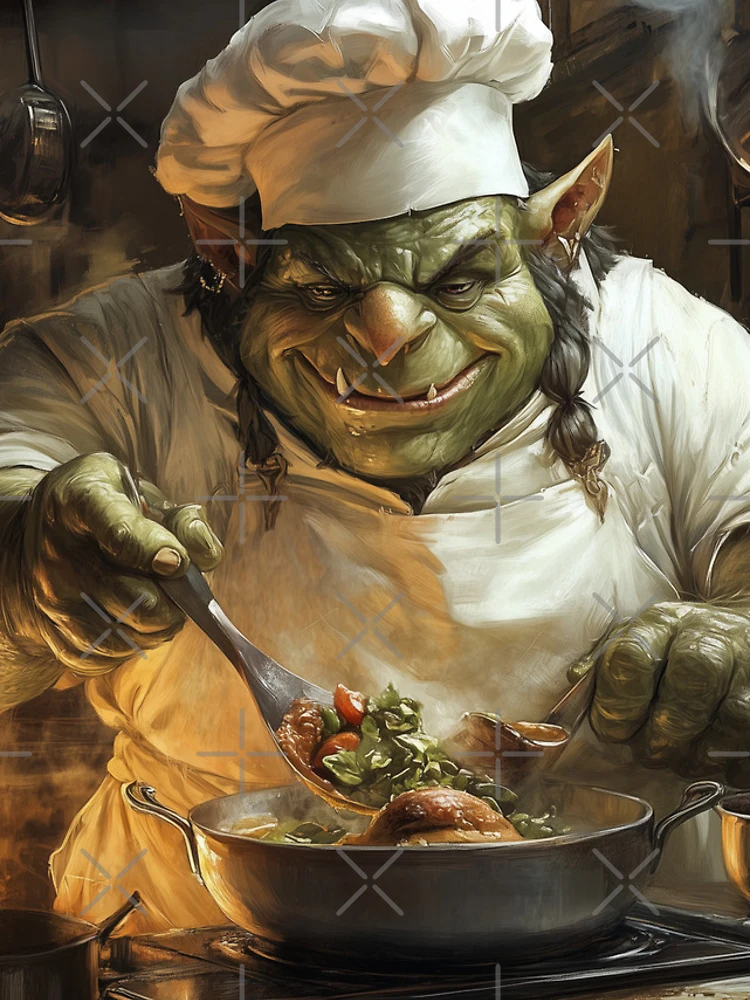 Thumbnail 4 of 4, iPhone Case, Orc Chef designed and sold by Rtymer.