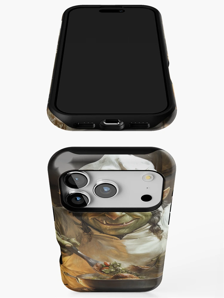 Thumbnail 3 of 4, iPhone Case, Orc Chef designed and sold by Rtymer.