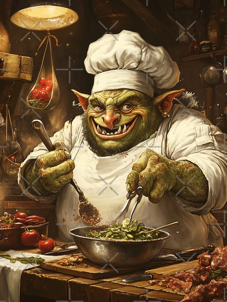 Thumbnail 4 of 4, iPhone Case, Orc Chef designed and sold by Rtymer.