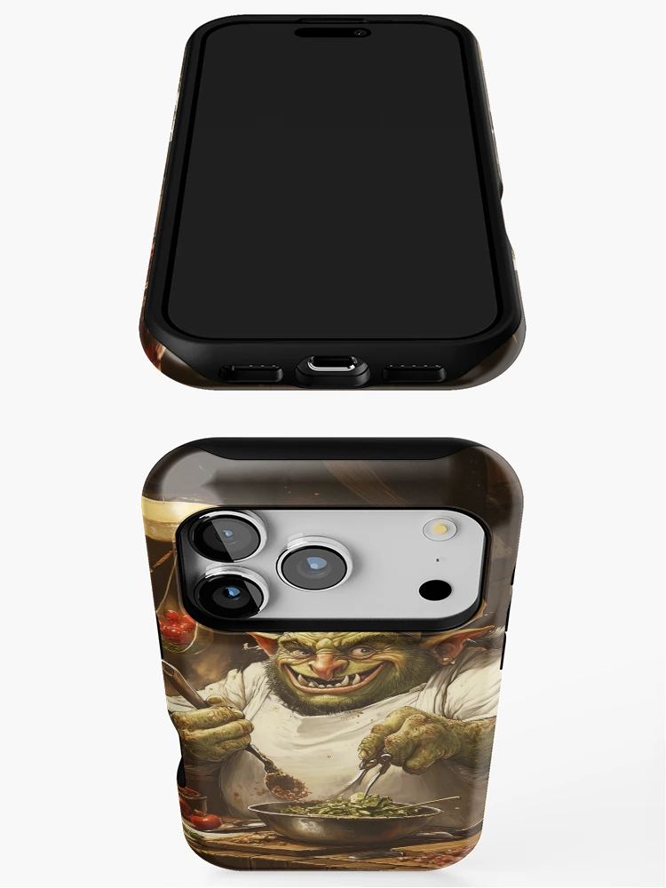 Thumbnail 3 of 4, iPhone Case, Orc Chef designed and sold by Rtymer.