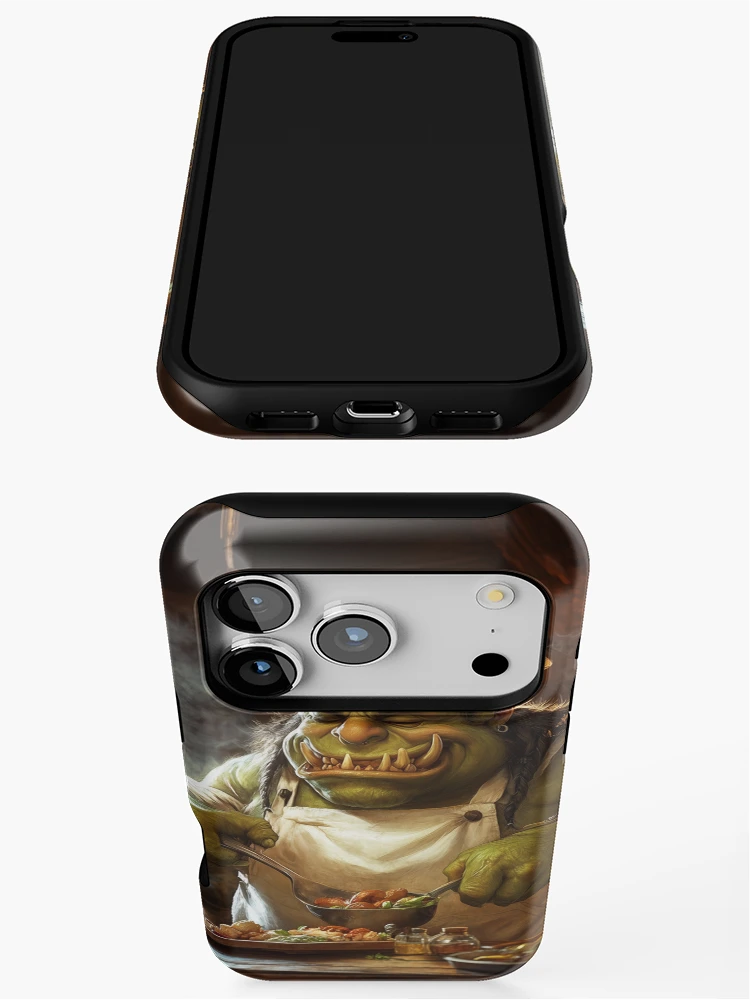 Thumbnail 3 of 4, iPhone Case, Orc Chef designed and sold by Rtymer.
