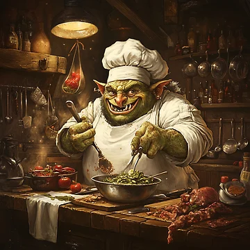 Artwork thumbnail, Orc Chef by Rtymer