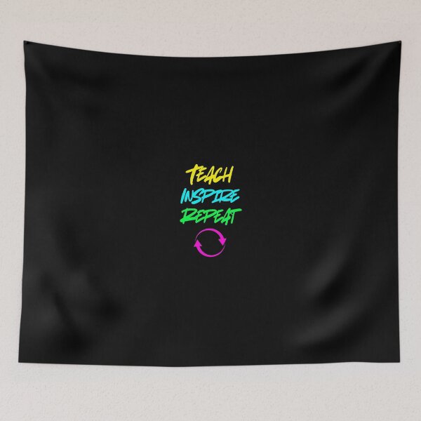 Item preview, Teach. Inspire. Repeat. designed and sold by YouTeeShirt.