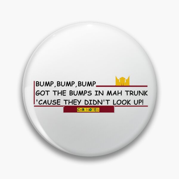 Item preview, Bump, bump, bump designed and sold by PickYerSticker.