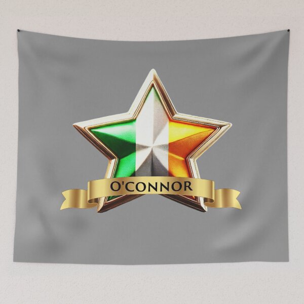 Item preview, O'Connor Irish Star Emblem – Patriotic Crest Design designed and sold by Highlandkings.