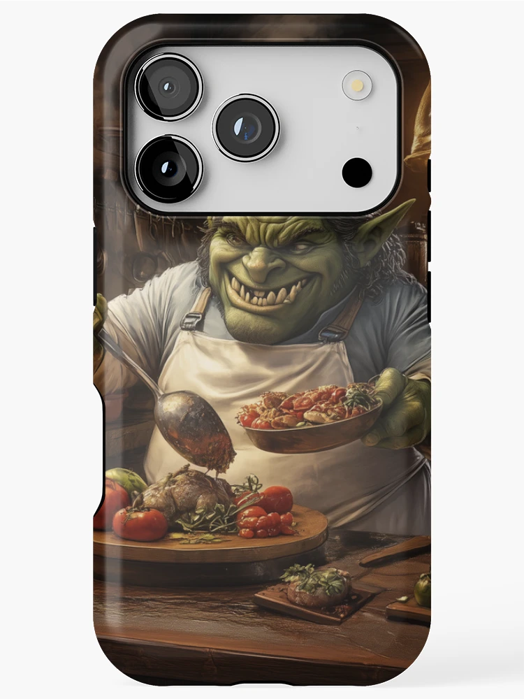 Thumbnail 1 of 4, iPhone Case, Orc Chef designed and sold by Rtymer.