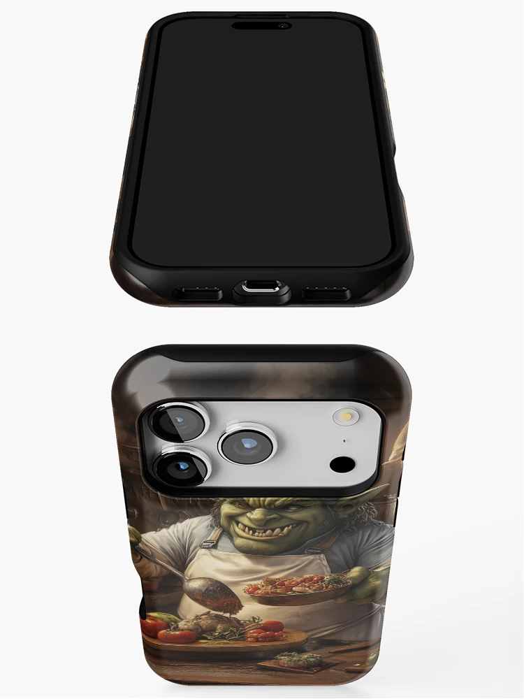 Thumbnail 3 of 4, iPhone Case, Orc Chef designed and sold by Rtymer.