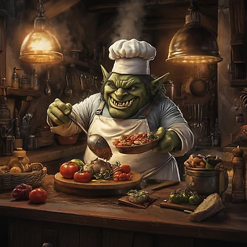 Artwork thumbnail, Orc Chef by Rtymer