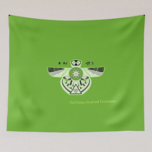 Item preview, Inana/Ishtar Owl Banner - Agender Edition designed and sold by CaffeineCraftedCreations.