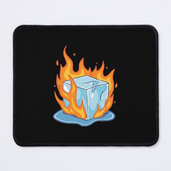 Item preview, Burning Ice Cube - Ice on Fire designed and sold by Memaita.