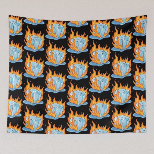 Item preview, Burning Ice Cube - Ice on Fire designed and sold by Memaita.