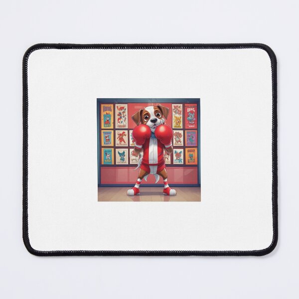 Item preview, Cute cartoon dog wearing boxing gloves! designed and sold by NoTapStyle.
