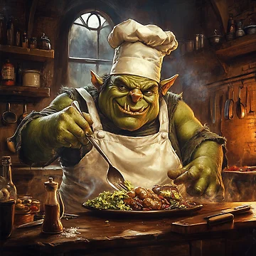 Artwork thumbnail, Orc Chef by Rtymer
