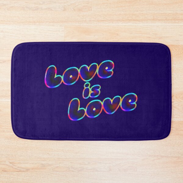 Item preview, Love is Love – Deep blue with rainbow edges designed and sold by Vision Illustrated.