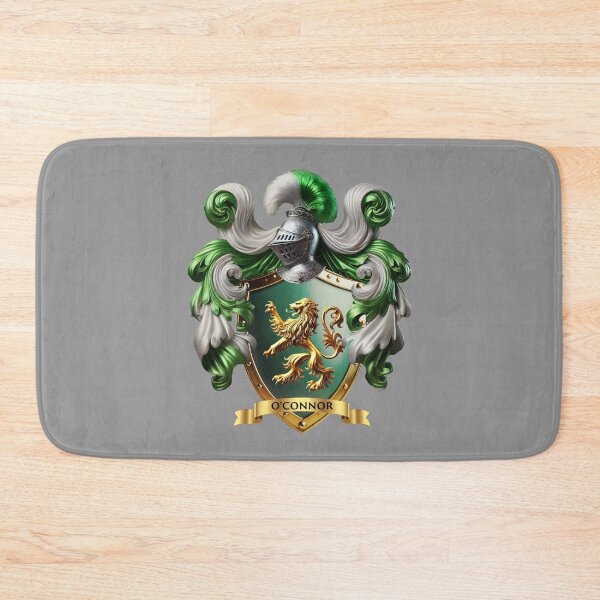 Item preview, O'Connor Irish Family Crest – Regal Lion & Armour Design designed and sold by Highlandkings.
