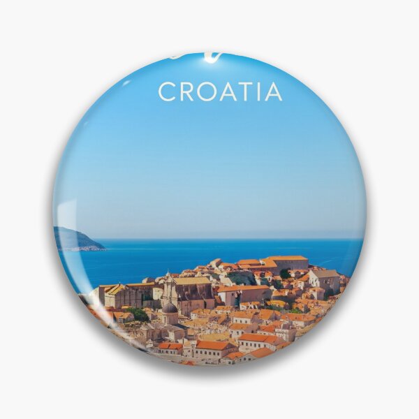 Item preview, Dubrovnik Croatia Travel Art Vintage Poster designed and sold by zaki ⭐⭐⭐⭐⭐.