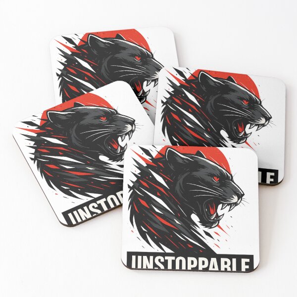 Item preview, "UNSTOPPABLE – Fierce Panther Power Design" designed and sold by The-Daily-Drape.