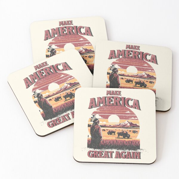 Item preview, Make America Great Again – Native American & Bison | Political statement design designed and sold by VariousGoodies.