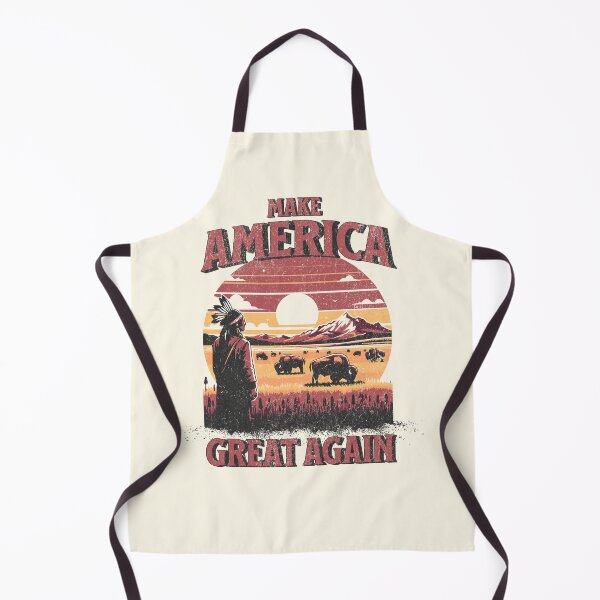 Item preview, Make America Great Again – Native American & Bison | Political statement design designed and sold by VariousGoodies.