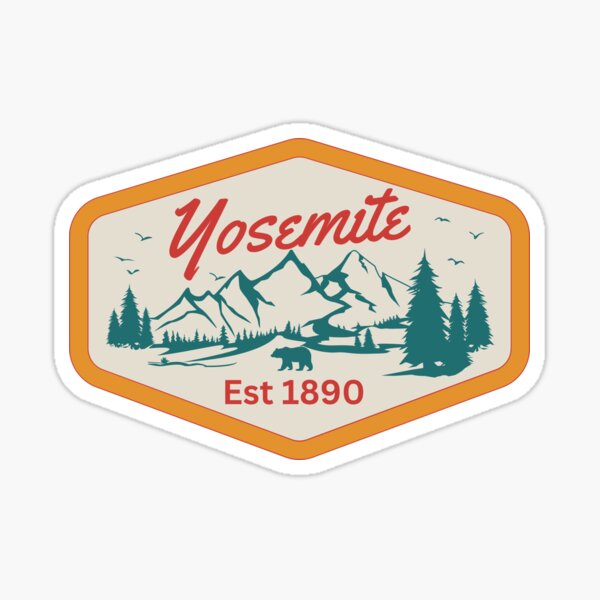 Item preview, Yosemite National State Park Classic T-shirt Sticker designed and sold by ThinkNature!.