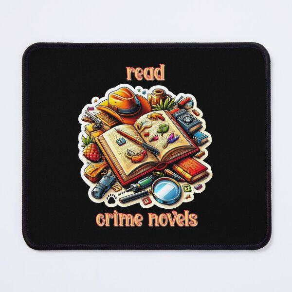 Item preview, reading crime novels designed and sold by EuropeanPrints.