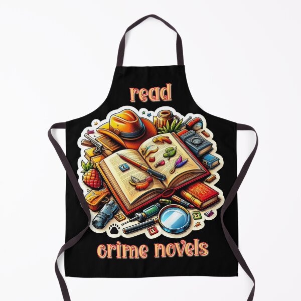 Item preview, reading crime novels designed and sold by EuropeanPrints.