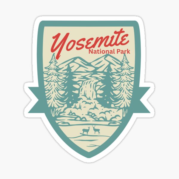 Item preview, Yosemite National State Park Classic T-shirt Sticker designed and sold by ThinkNature!.