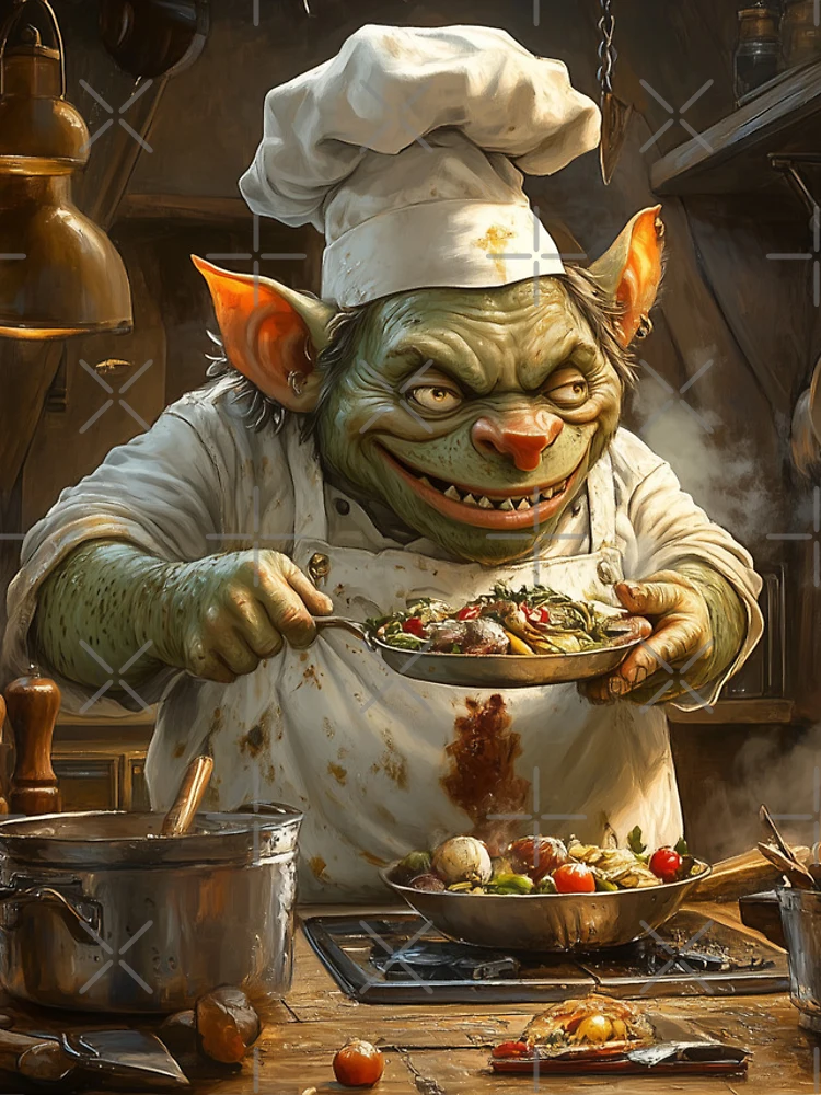 Thumbnail 4 of 4, iPhone Case, Orc Chef designed and sold by Rtymer.