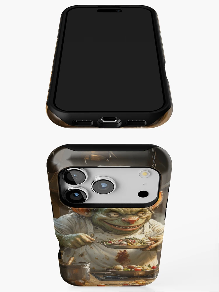 Thumbnail 3 of 4, iPhone Case, Orc Chef designed and sold by Rtymer.