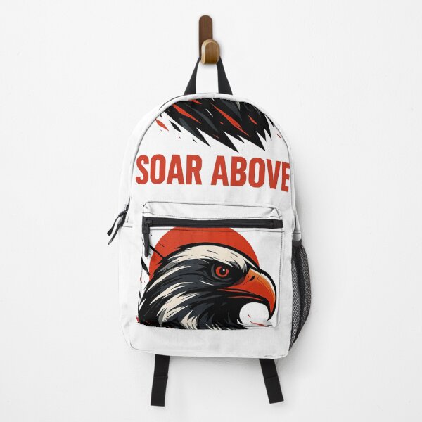 Item preview, "Soar Above – Fierce Eagle Power Graphic" designed and sold by The-Daily-Drape.